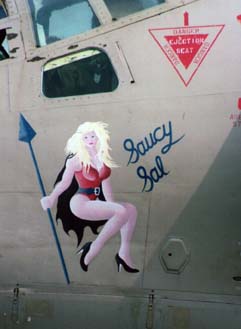 XL164 Handley Page Victor Nose Art Saucy Sal